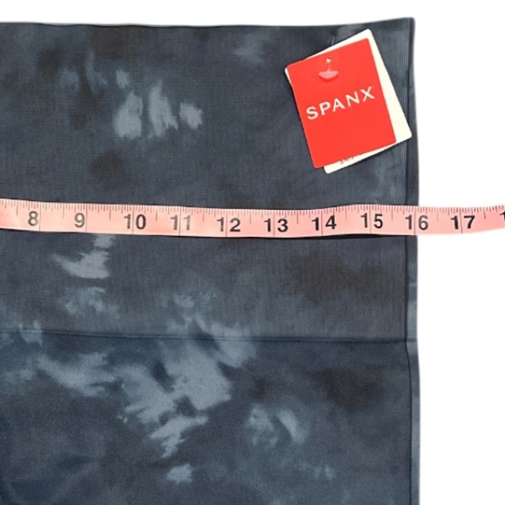 New SPANX Look at Me Now Seamless 3X 26-28 Deep Blue Tie-Dye Legging - Picture 5 of 6